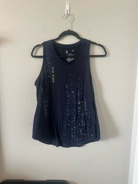 Xersion Navy Graphic 'Aim High' Women's Tank